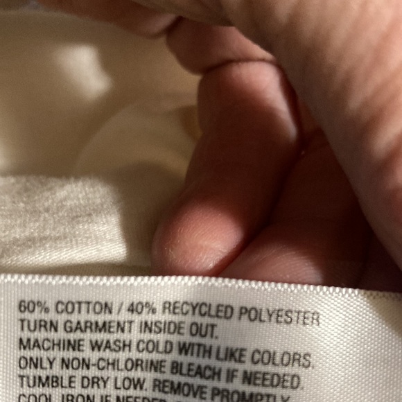 Goodfellow & Co off white short sleeve t shirt with Happy Hour - Picture 4 of 4